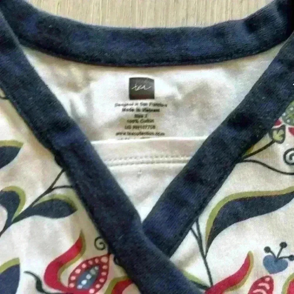 Tea Collection Bird Flower Kimono Dress size 2 - Picture 3 of 3